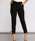 Shirring It Up High Rise Pants