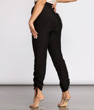 Shirring It Up High Rise Pants