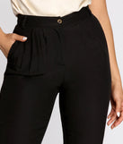 Shirring It Up High Rise Pants