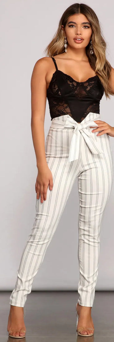 Nautical Vibes Tie-Waist Pants