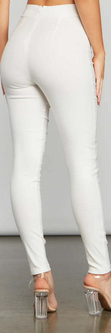 Chic Style Tie-Waist Pants