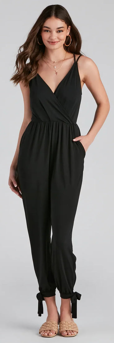 Feeling Glam And Gorgeous Sleeveless Jumpsuit