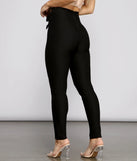 Classic And Chic Tie-Waist Skinny Pants