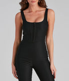 Fierce Vibes Corset Catsuit
