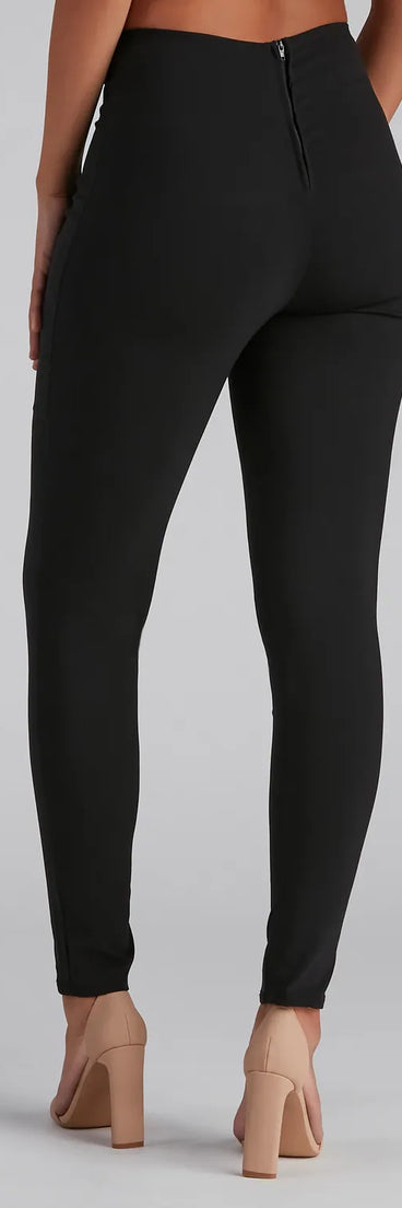 dress pants skinny women neezeelee for Comfort Stretch Slim Fit Leg High Waist Pull on Pants with Pockets for Work (Black, 2 (X-Small)) at Amazon Women's Clothing store these womens skinny dress pants sculpt Perfectly Chic Skinny Dress Pants