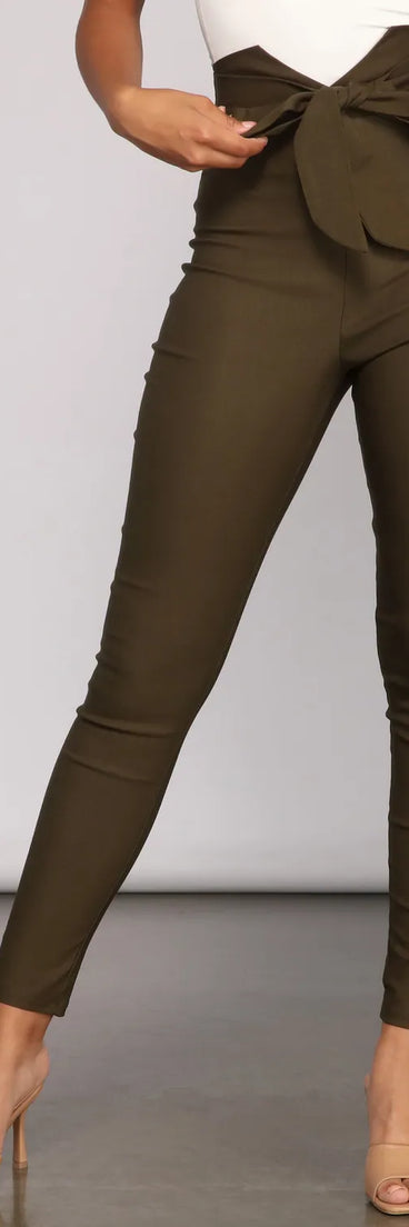 Perfectly Posh Tie-Waist Pants