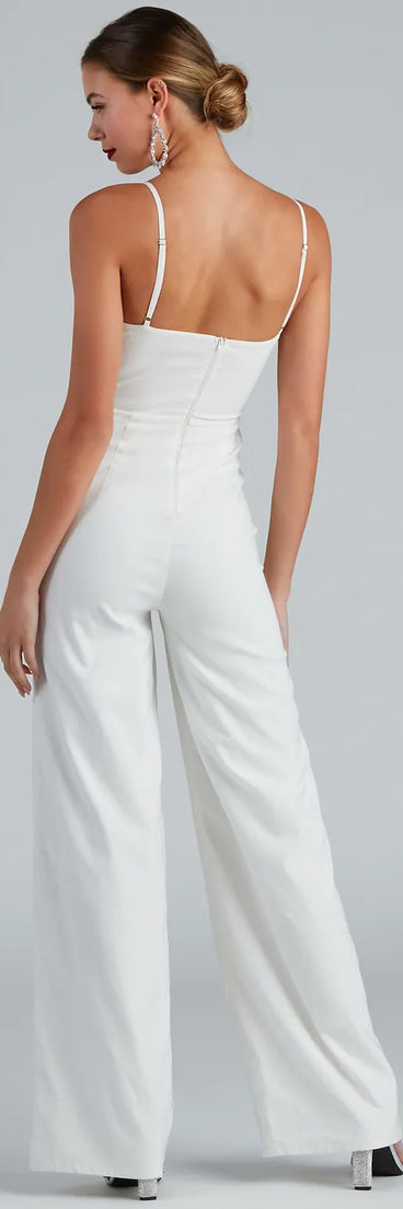 Fresh 'Fit Lattice Front Jumpsuit