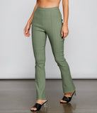 Chic Vibes High Waist Bootcut Pants