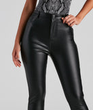 What's The Skinny Faux Leather Pants