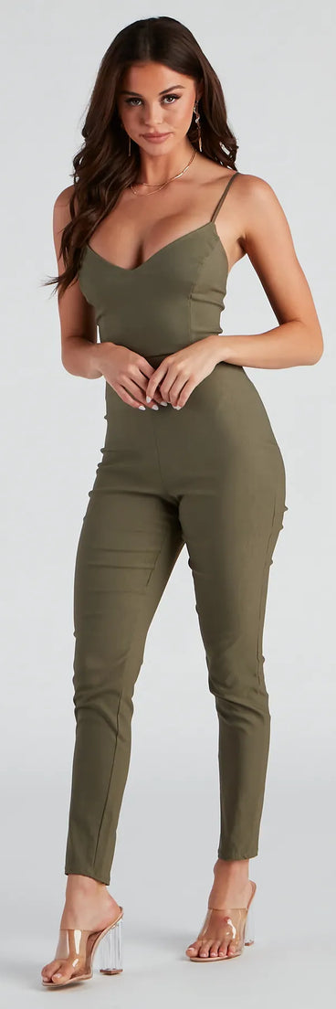 Feelin' Fresh Fitted Jumpsuit