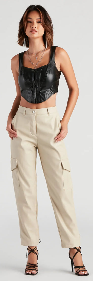 Truly Cool Cargo Straight Leg Pants