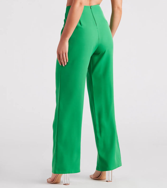She Means Business Wide-Leg Pants | Windsor