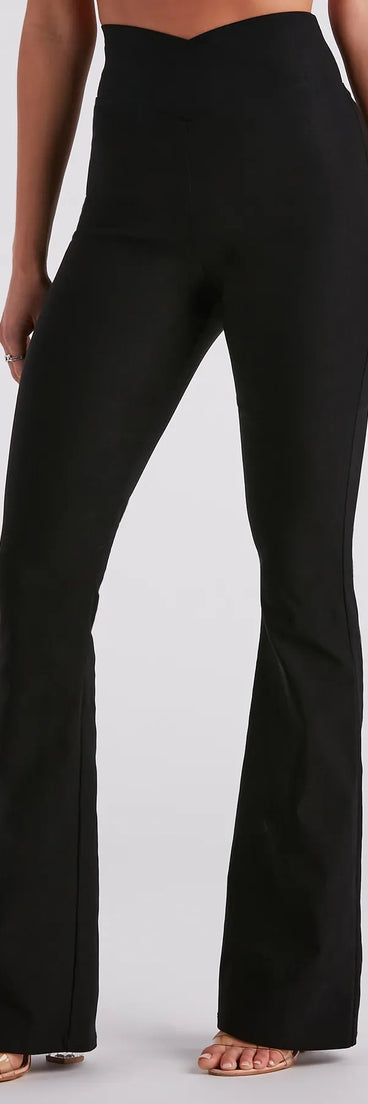 Cross The Line V-Waist Bootcut Pants
