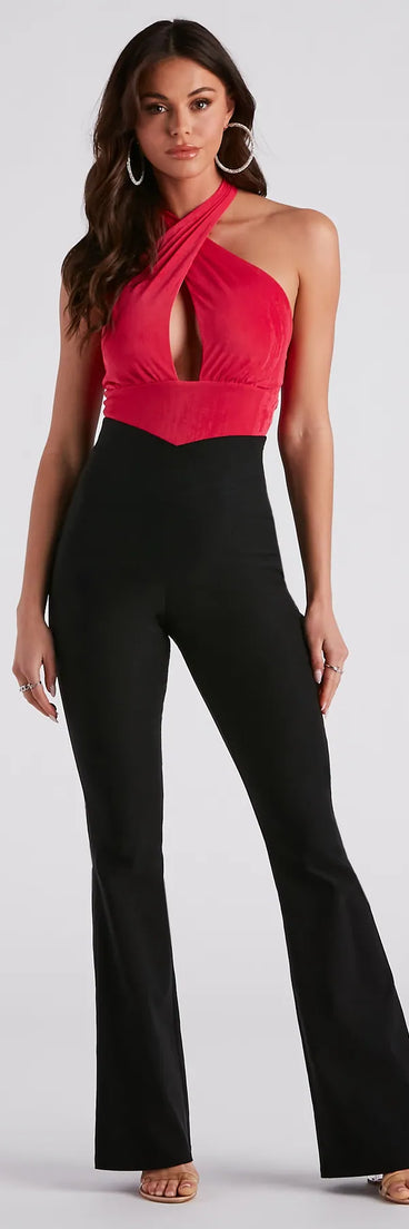 Cross The Line V-Waist Bootcut Pants