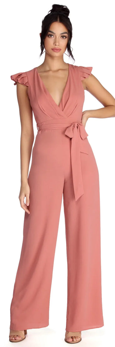 Sweet Intentions Flutter Jumpsuit