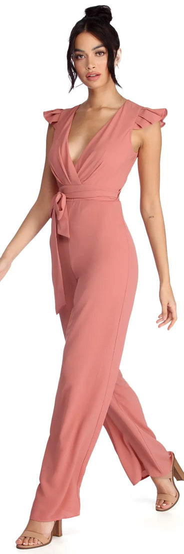 Sweet Intentions Flutter Jumpsuit