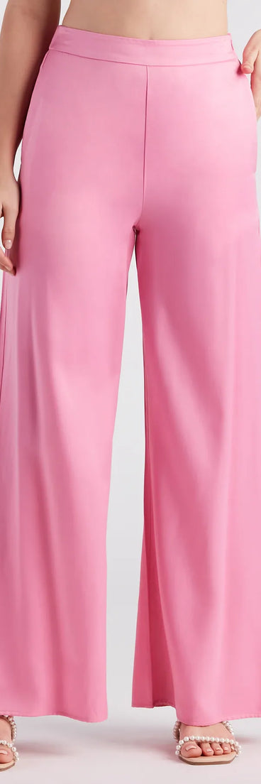 Seriously Stylish Satin Trouser Pants