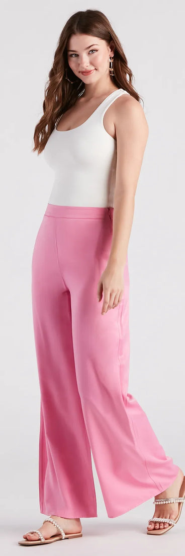 Seriously Stylish Satin Trouser Pants