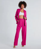 Chic And Elevated Woven Trouser Pants