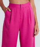Chic And Elevated Woven Trouser Pants