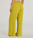 Coastal Style Woven Tie-Waist Wide-Leg Pants