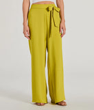 Coastal Style Woven Tie-Waist Wide-Leg Pants