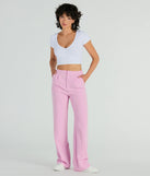 Refresh your fall closet with stylish women's pants like the Style So Chic Straight-Leg Woven Trouser Pants in a sleek fabric and a pant leg style that makes your look unique.