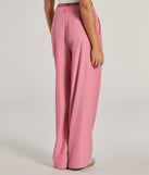 Create bold, fashion-forward looks for summer with the Chic City High-Rise Trouser Pants in rose, a must-have piece from Windsor’s collection of stylish bottoms for women.