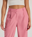 Create bold, fashion-forward looks for summer with the Chic City High-Rise Trouser Pants in rose, a must-have piece from Windsor’s collection of stylish bottoms for women.