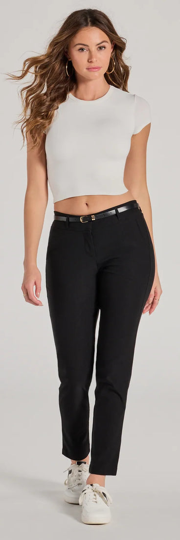 Upgrade your style game for 2025 with the Casually Sleek Woven Trouser Pants in charcoal, perfect for any fashion-forward wardrobe.