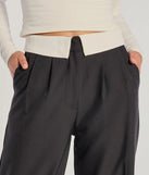 
Upgrade your style game for 2025 with the First Look Contrast Wide-Leg Pants in black, perfect for any fashion-forward wardrobe.