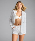 Choosing the ivory shorts says you’re ready to show off in the Chic Babe Eyelet Lace Shorts, a warm-weather staple that elevates your outfit and seasonal style.