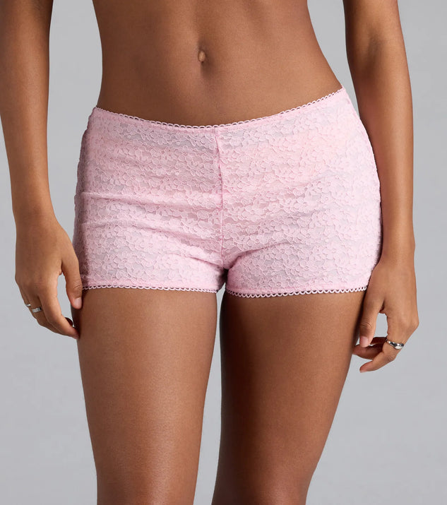 Flirty And Fab Lace Hot Shorts | Windsor