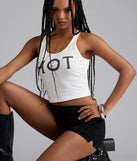 Choosing the black shorts says you’re ready to show off in the Flirty And Fab Lace Hot Shorts, a warm-weather staple that elevates your outfit and seasonal style.