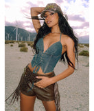 Pair the Let's Ride Fringe Hot Shorts with your favorite crop or bodysuit for effortless warm-weather looks with on-trend brown shorts that speak your style.