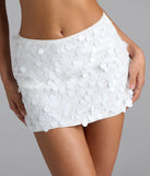 Late Night Shimmer Sequin Mini Skort