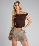 Prep School Crush Plaid Mini Skort