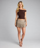 Prep School Crush Plaid Mini Skort