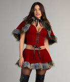 Little Red Mini Skort