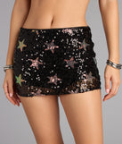 Starry Nights Sequin Mini Skort