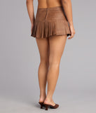 Bold Agenda Pleated Skort