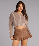 Bold Agenda Pleated Skort