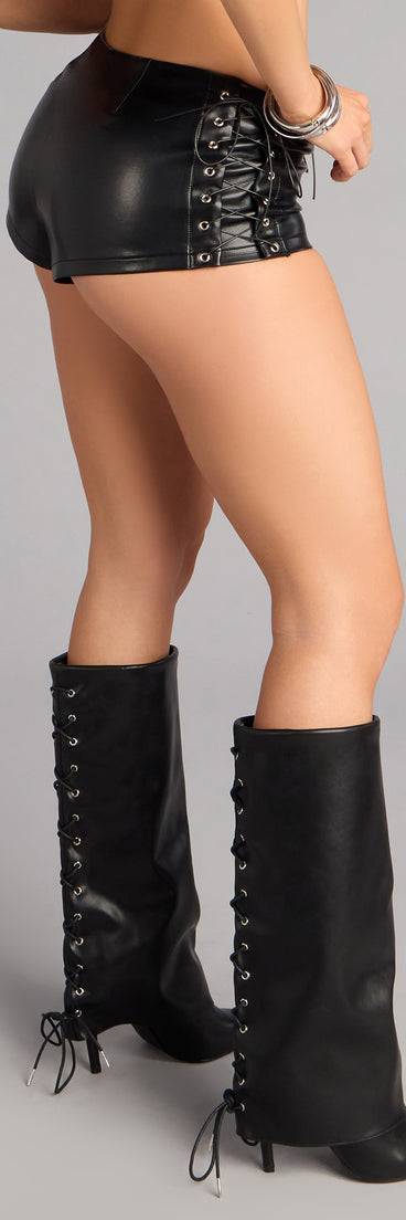 Outlaw Lace-Up Hot Shorts