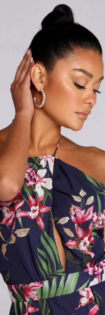 Taste Of Tropic Floral Romper