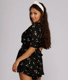 Floral Cutie Skater Romper