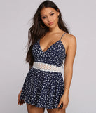 Daisy Darling Sleeveless Crochet Romper