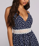 Daisy Darling Sleeveless Crochet Romper