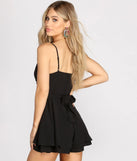 Tie Front Skater Romper