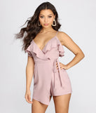 Ready To Ruffle Wrap Romper