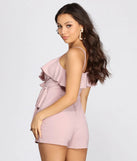 Ready To Ruffle Wrap Romper